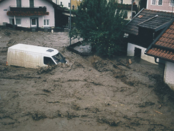 Überflutung von Obernzell